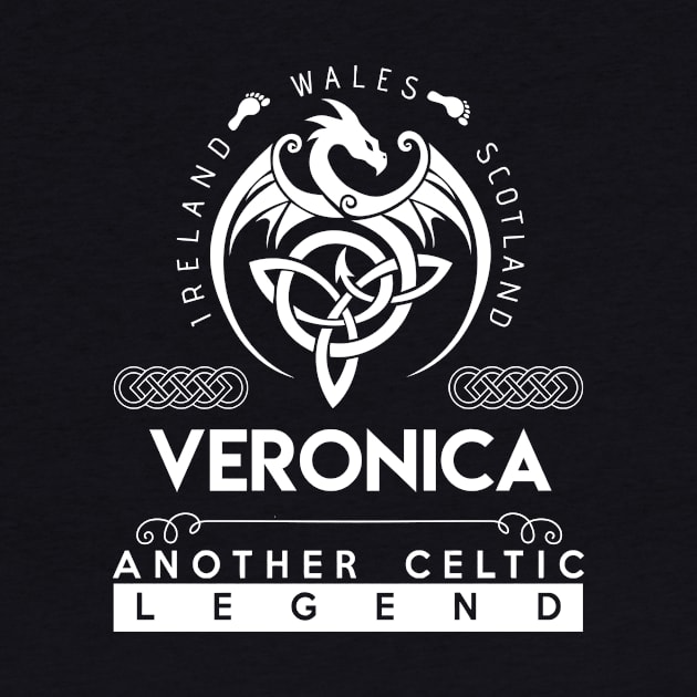 Veronica Name T Shirt - Another Celtic Legend Veronica Dragon Gift Item by harpermargy8920